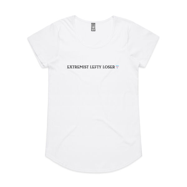 extremist lefty loser (+ trans flag heart) - black text Thumbnail